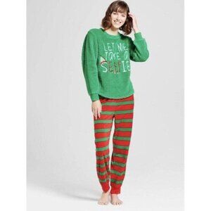 Cozy Sleep Set "Let Me Take A Selfie" Fleece Top & Pants